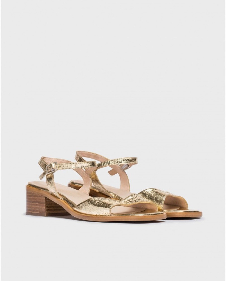 Wonders Gold Lumina Sandals | Sandals