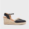 Wonders Black Malibu Espadrilles | Espadrilles