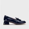 Wonders Dark Blue Elein Mocassin | Heels