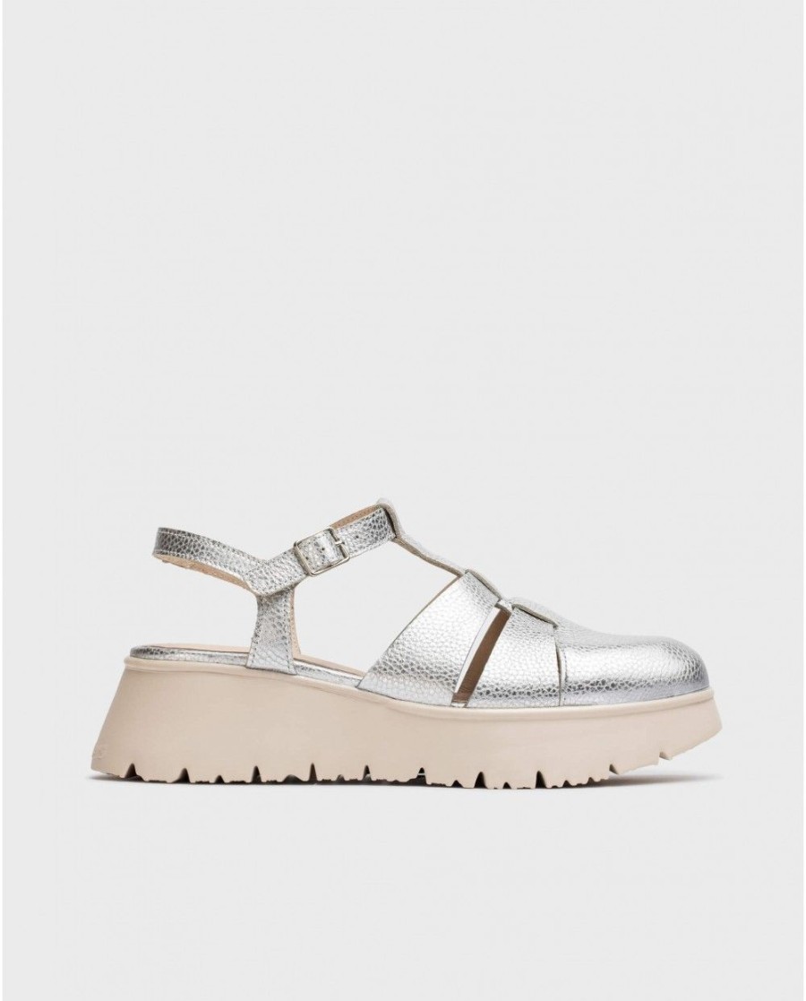 Wonders Silver Zagreb Multi- Straps | Platforms