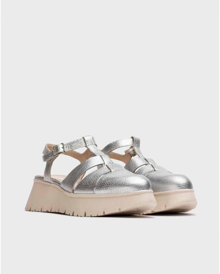 Wonders Silver Zagreb Multi- Straps | Platforms