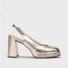 Wonders Platinum Valery Heeled Sandals | Heels