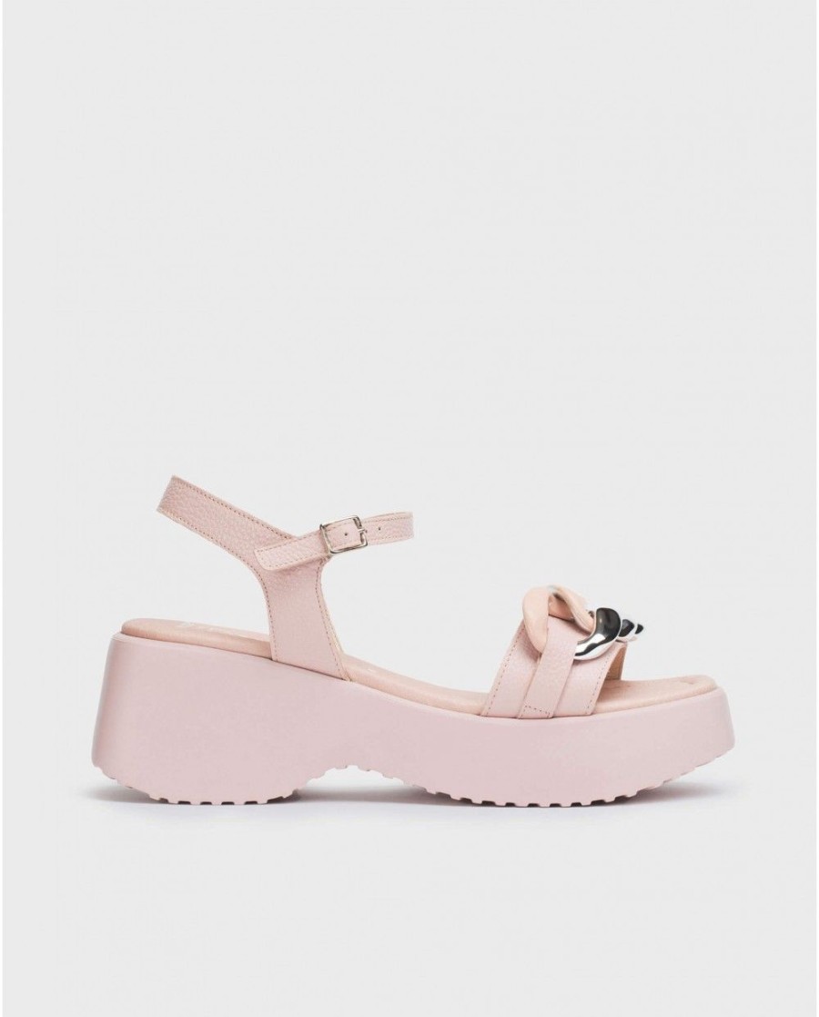 Wonders Pink Claire Sandal | Sandals