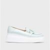 Wonders Blue Viena Moccasin | Platforms