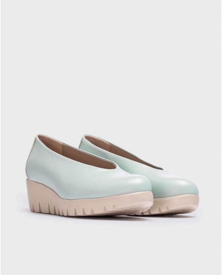 Wonders Blue Fly Shoe | Wedges