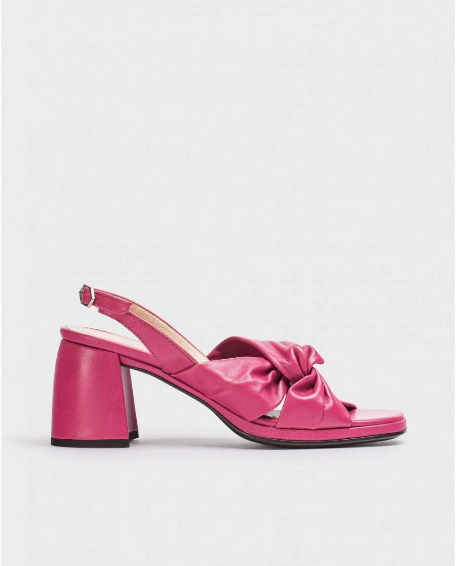 Wonders Pink Wild Sandal | Heels