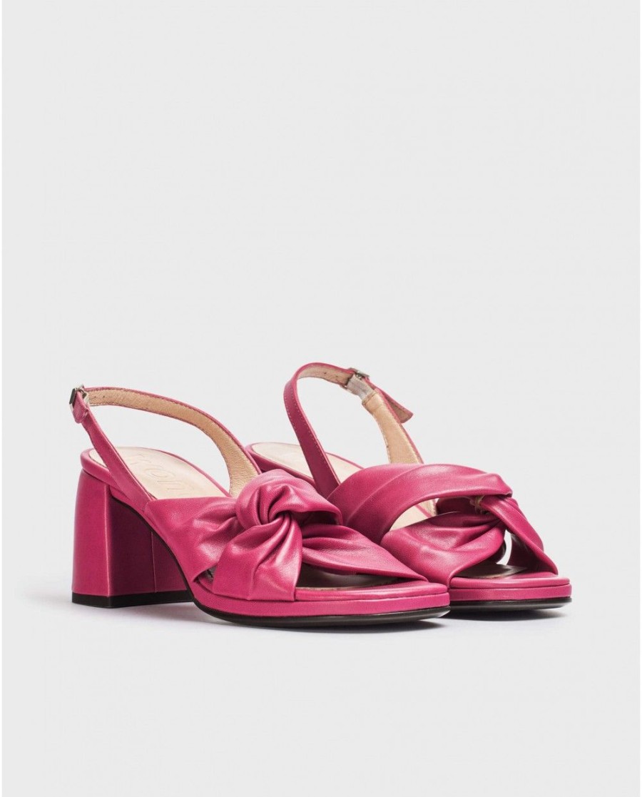 Wonders Pink Wild Sandal | Heels