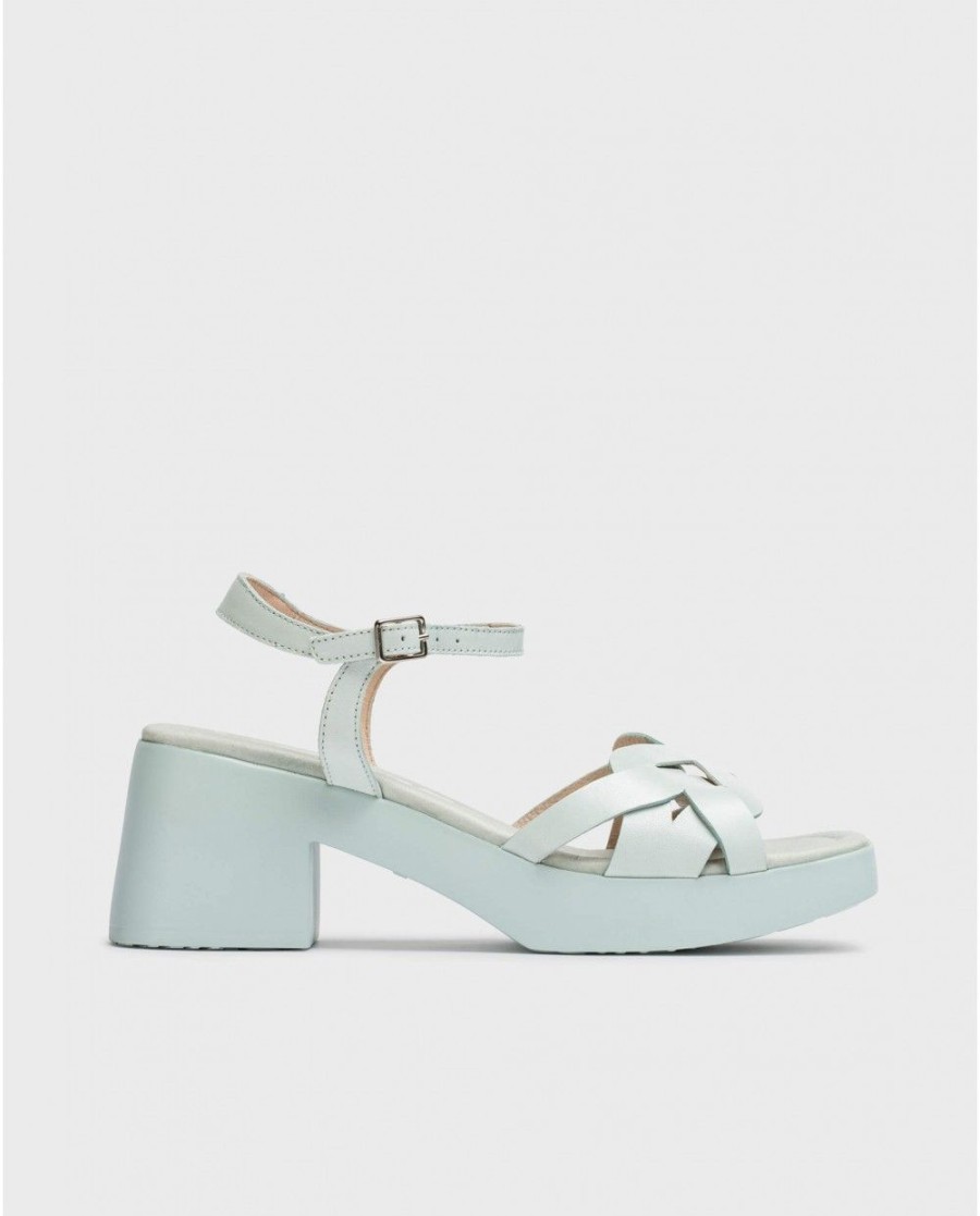 Wonders Blue Catalina Sandals | Heels