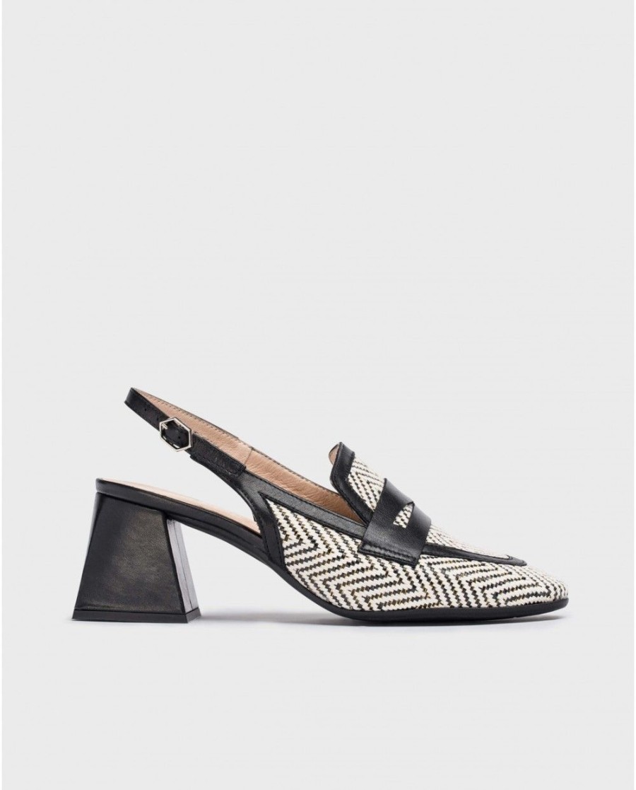 Wonders Bicolor Marsha Moccasin | Heels