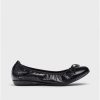 Wonders Black Bo Ballet Pump | Ballerinas