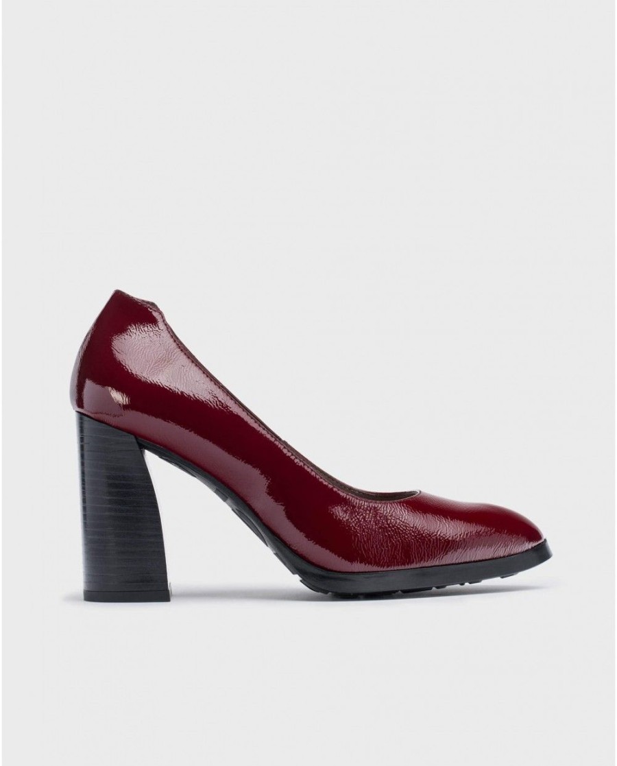 Wonders Burgundy Tini Shoe | Heels