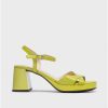 Wonders Green Lola Heeled Sandals | Heels