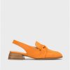 Wonders Orange Phoeniz Shoe | Flat Shoes