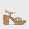 Wonders Green Giorgia Sandals | Heels