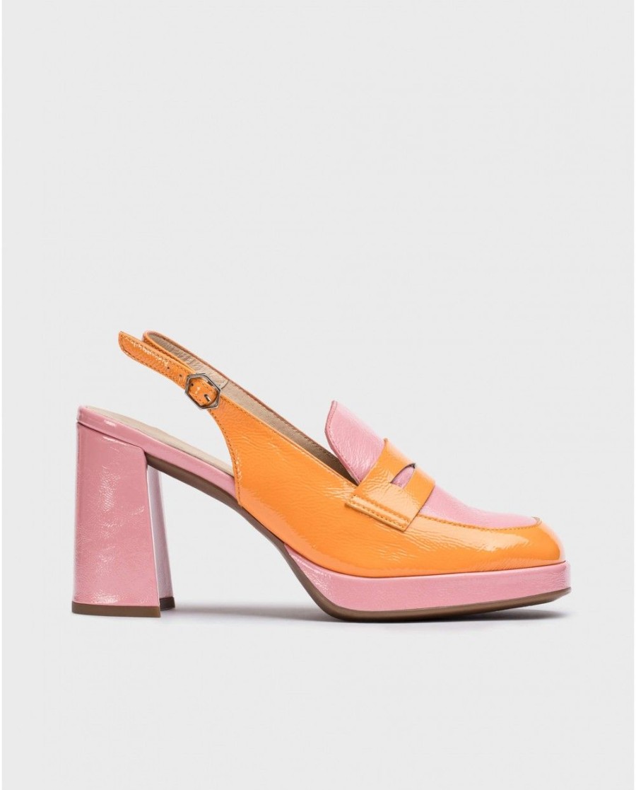 Wonders Bicolor Amelia Moccasin | Heels