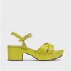 Wonders Green Grinon Heeled Sandals | Sandals