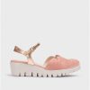 Wonders Pink Caravaca Sandal | Wedges