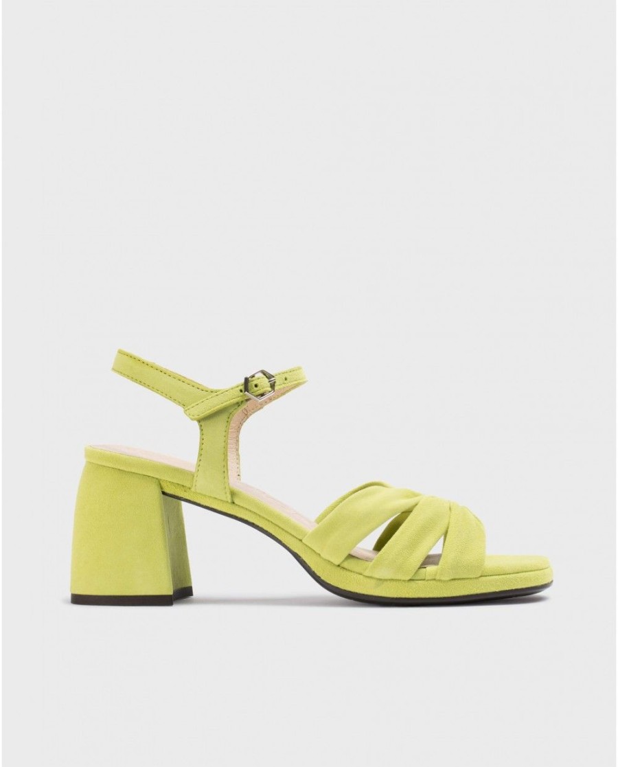 Wonders Green Gisela Heeled Sandals | Heels