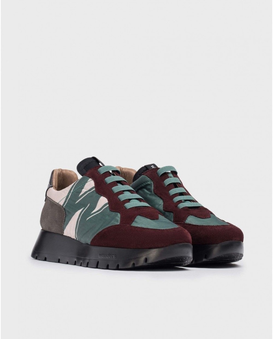 Wonders Burgundy Odisei Sneaker | Sneakers