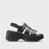 Wonders Black Nora Sandals | Sandals